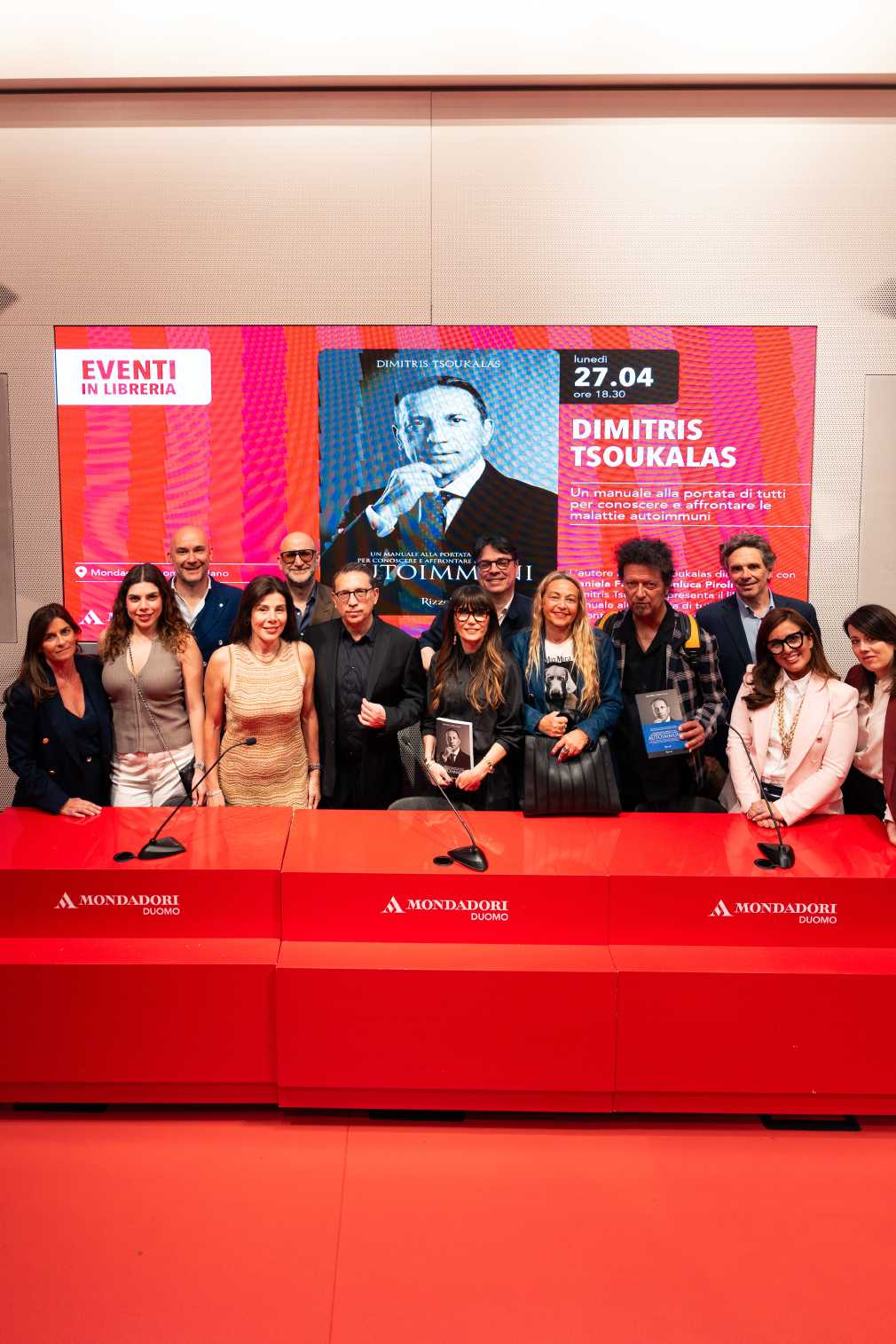 Dimitris Tsoukalas presentazione Mondadori Duomo